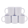 Logotipo personalizado promocional White 11oz Milk Coffee Mugs Cerámica de sublimación